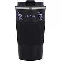 MLB Colorado Rockies 18oz Coffee Tumbler with Silicone Grip