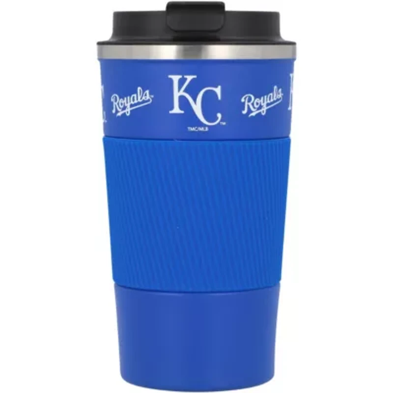 MLB Kansas City Royals 18oz Coffee Tumbler with Silicone Grip