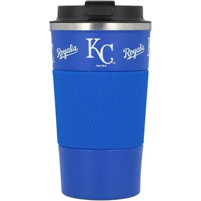 MLB Kansas City Royals 18oz Coffee Tumbler with Silicone Grip