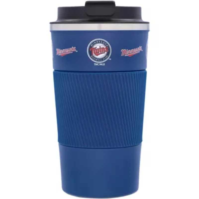 MLB Minnesota Twins 18oz Coffee Tumbler with Silicone Grip