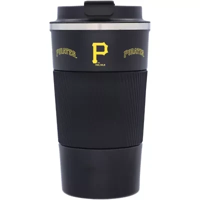 MLB Pittsburgh Pirates 18oz Coffee Tumbler with Silicone Grip