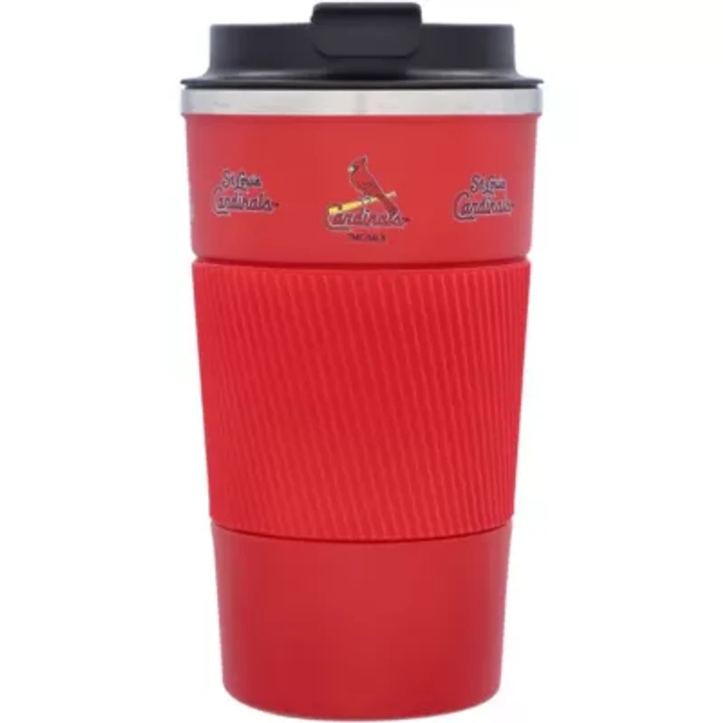 MLB St. Louis Cardinals 18oz Coffee Tumbler with Silicone Grip