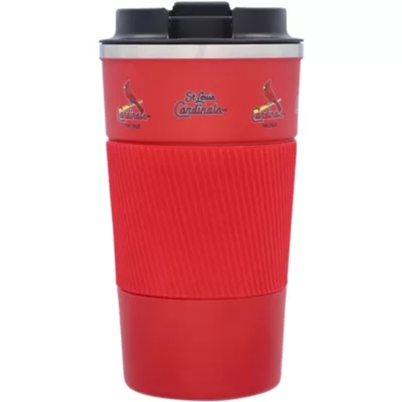 MLB St. Louis Cardinals 18oz Coffee Tumbler with Silicone Grip