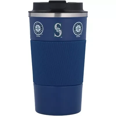 MLB Seattle Mariners 18oz Coffee Tumbler with Silicone Grip