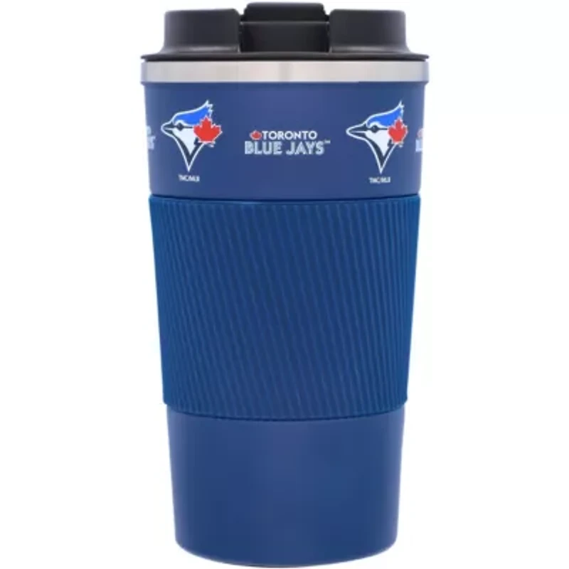Toronto Blue Jays MLB Toronto Jays 18oz Coffee Tumbler with Silicone Grip