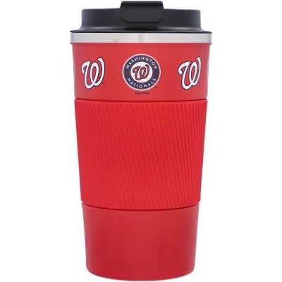 MLB Washington Nationals 18oz Coffee Tumbler with Silicone Grip