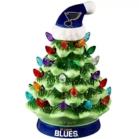 NHL St. Louis Blues 8" Light Up Ceramic LED Christmas Tree