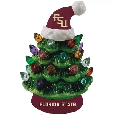 NCAA Florida State Seminoles 8" Light Up Ceramic LED Christmas Tree