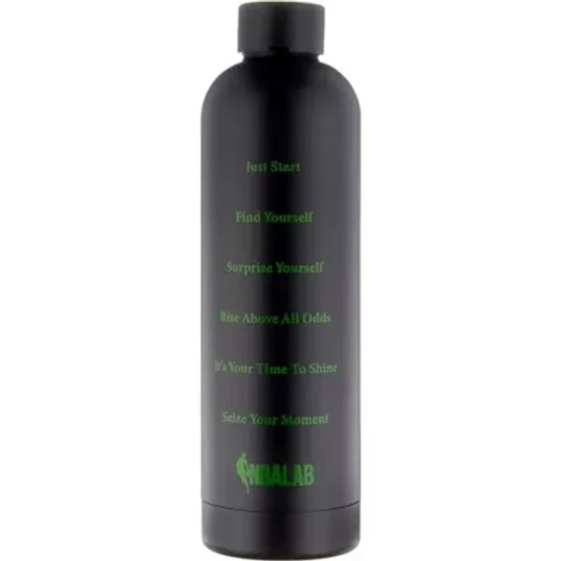 NBA Blacc Bottle Boston Celtics 25oz. Stainless Water Bottle