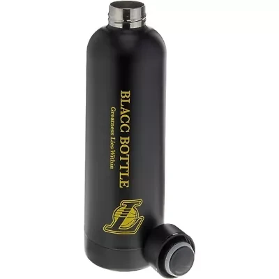 NBA Blacc Bottle Los Angeles Lakers 25oz. Stainless Water Bottle