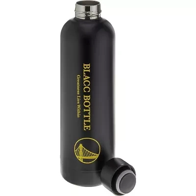 NBA Blacc Bottle Golden State Warriors 25oz. Stainless Water Bottle