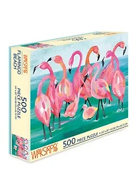 Flamingo Beach 500 Piece Puzzle