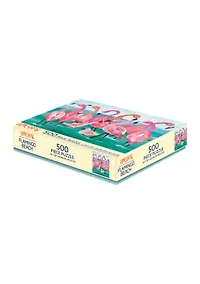 Flamingo Beach 500 Piece Puzzle