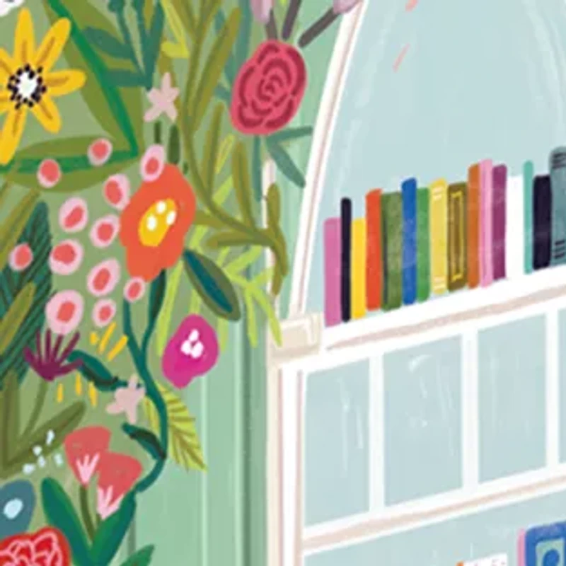 Book Blooms 500 Piece Puzzle