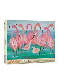 Flamingo Beach 500 Piece Puzzle