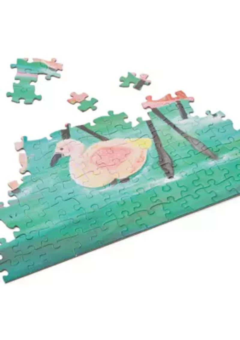 Flamingo Beach 500 Piece Puzzle