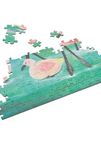 Flamingo Beach 500 Piece Puzzle