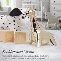 Baby Gold Giraffe Bank