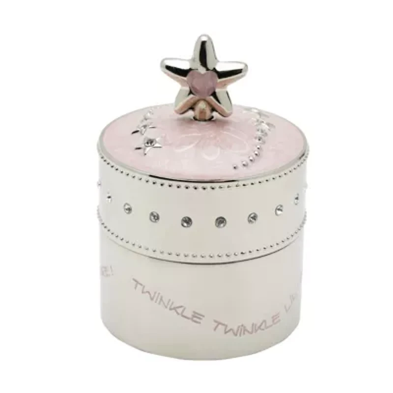 Baby Pink Star Trinket Music Box