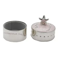 Baby Pink Star Trinket Music Box