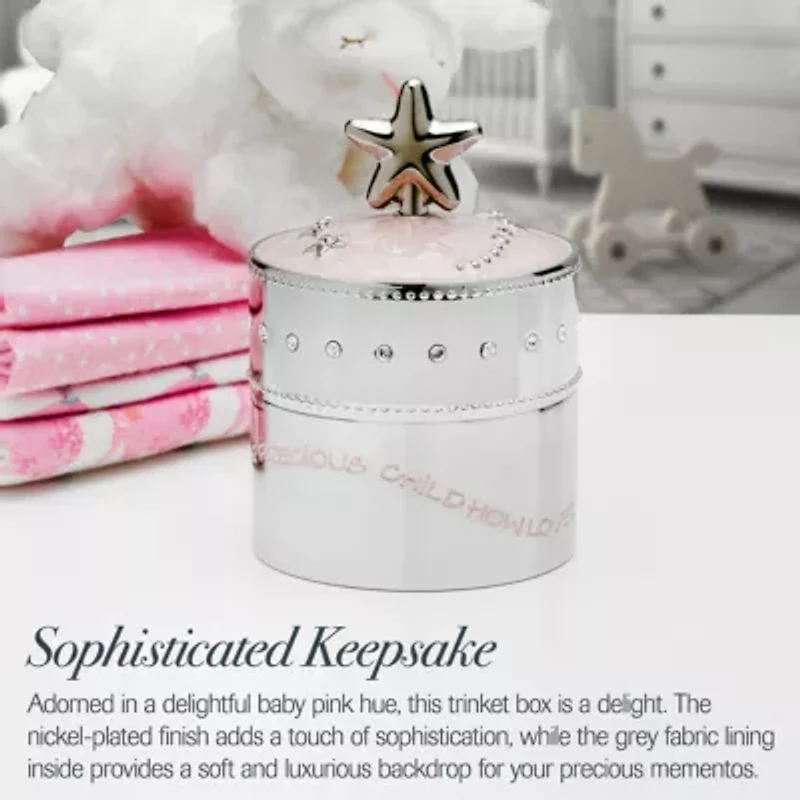 Baby Pink Star Trinket Music Box