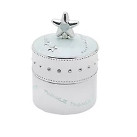 Baby Blue Star Trinket Music Box