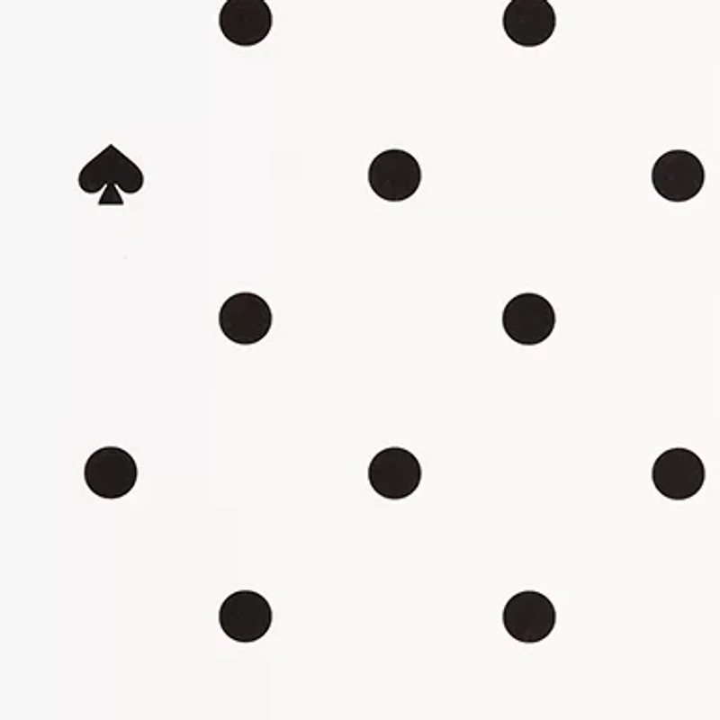Small Spiral Notebook, Black Spade Dot