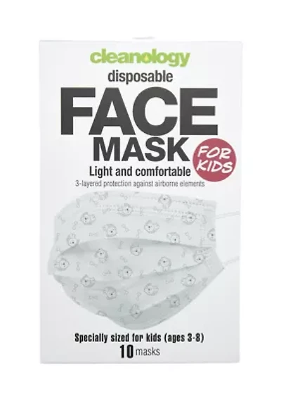 Disposable Face Masks For Kids - Set of 10