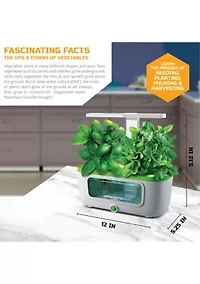 LED Glow Grow Indoor Water Herb Garden Kit