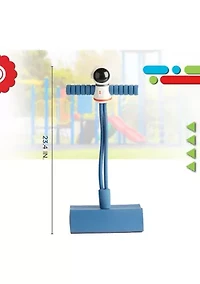 Blastoff Bounce, Indoor/Outdoor Foam Bouncer with Built In Jump Tracker, Motion-Activated Flashing Lights - Age 2+