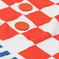 2-in-1 Checkers and Backgammon Towel Set