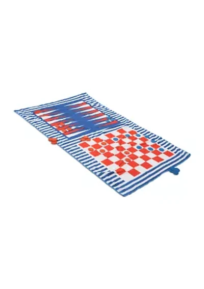 2-in-1 Checkers and Backgammon Towel Set