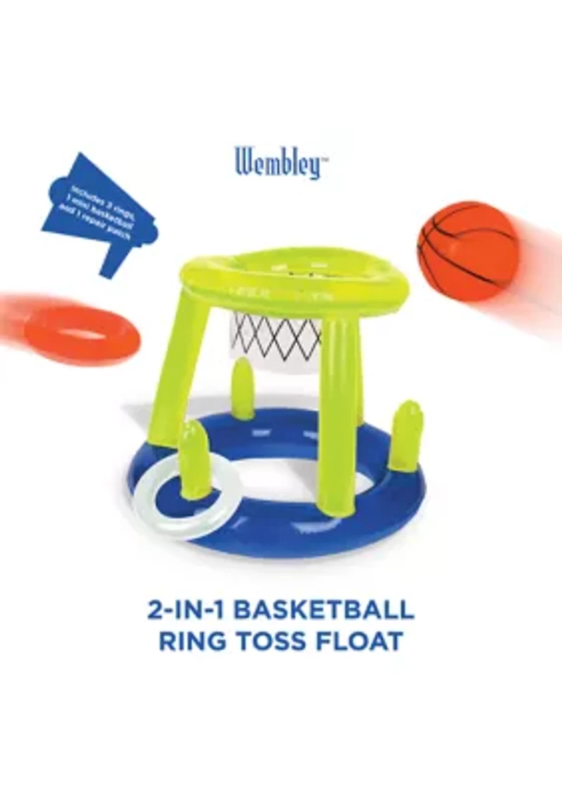 2-in-1 Basketball Ring Toss Float 