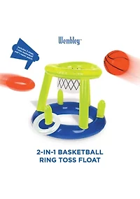 2-in-1 Basketball Ring Toss Float 