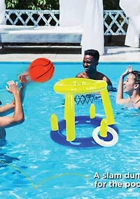 2-in-1 Basketball Ring Toss Float 