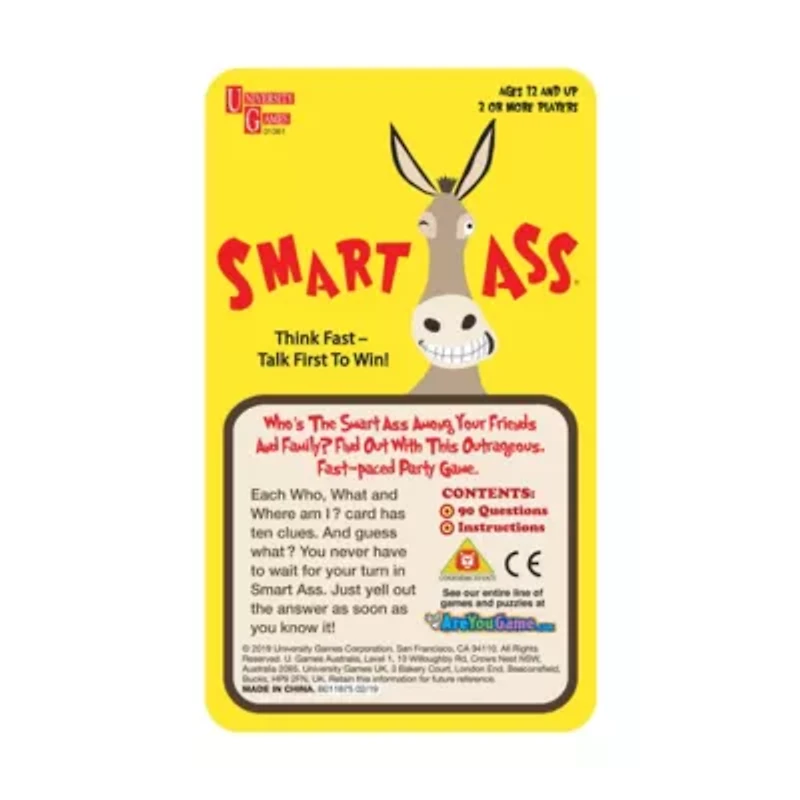 Smart Ass Card Game and Booster Set