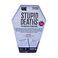 Stupid Deaths Card Game Tin