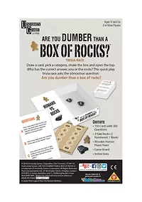 Are You Dumber than a Box of Rocks?