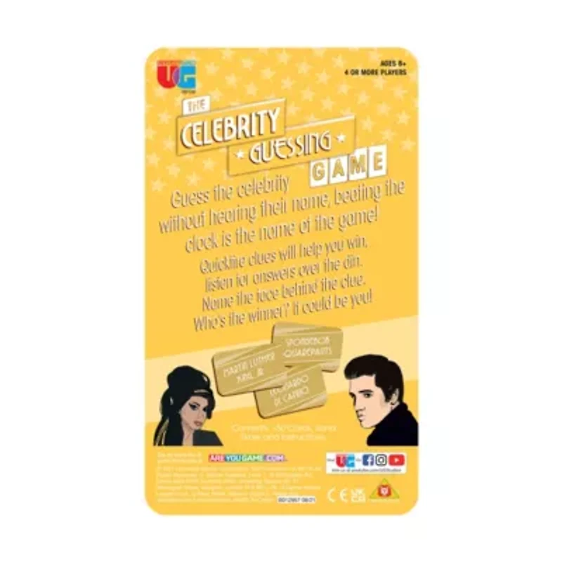 The Celebrity Guessing Game Tin