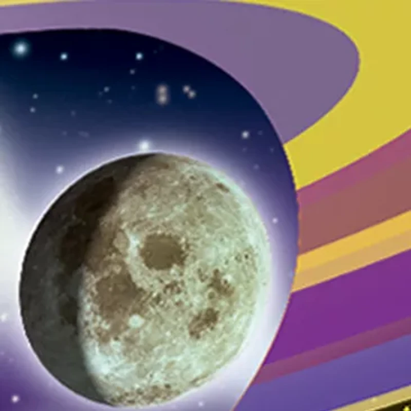 Glowing Phases of the Moon