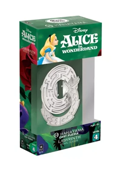 Hanayama Level 4 Cast Puzzle - Disney Alice in Wonderland: Labyrinth
