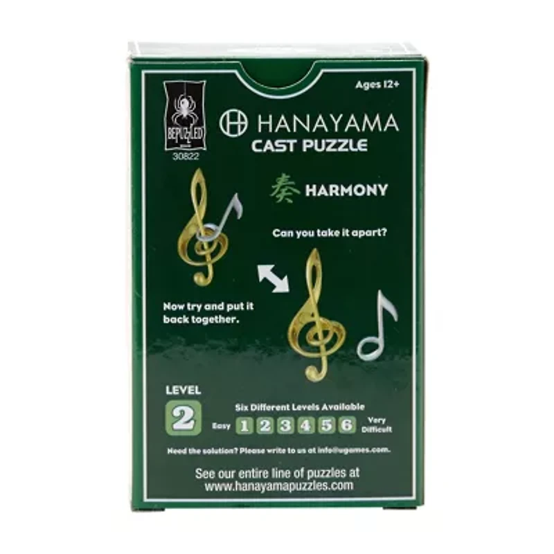 Hanayama Level 2 Cast Puzzle - Harmony