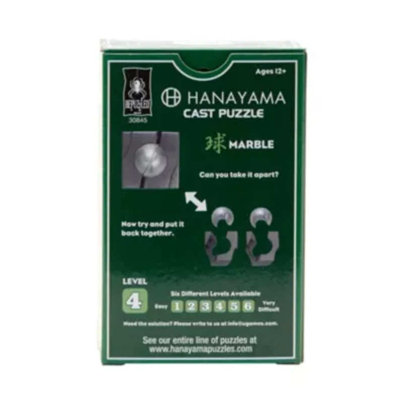 Hanayama Level 4 Cast Puzzle - Marble