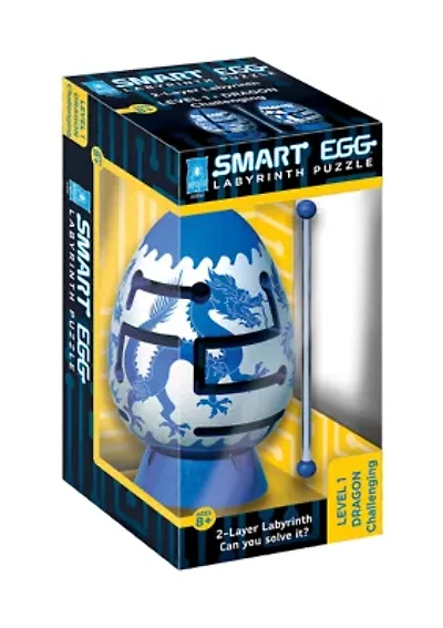 Smart Egg 2 Layer Labyrinth Puzzle - Blue Dragon: Challenging