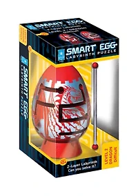 Smart Egg 2 Layer Labyrinth Puzzle - Red Dragon: Difficult