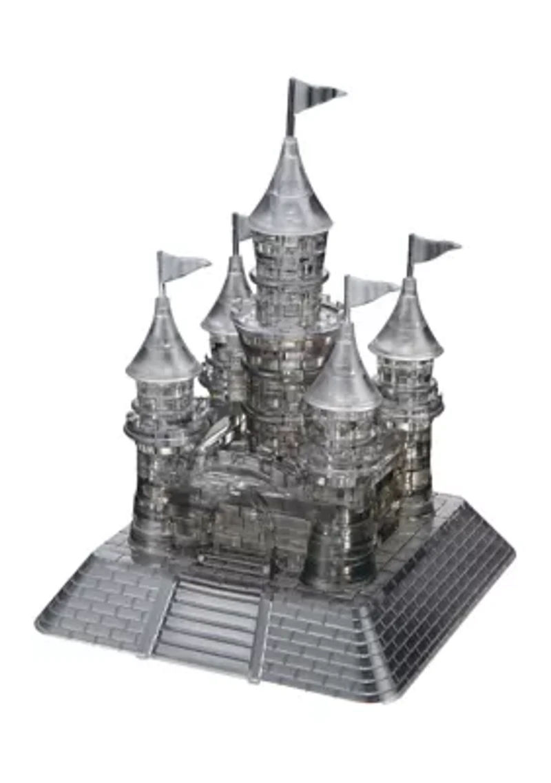 3D Crystal Puzzle - Castle (Black): 104 Pieces