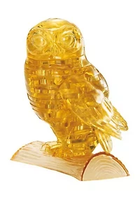 3D Crystal Puzzle - Owl: 42 Pcs