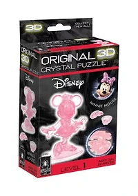 3D Crystal Puzzle - Disney Minnie Mouse: 39 Pcs