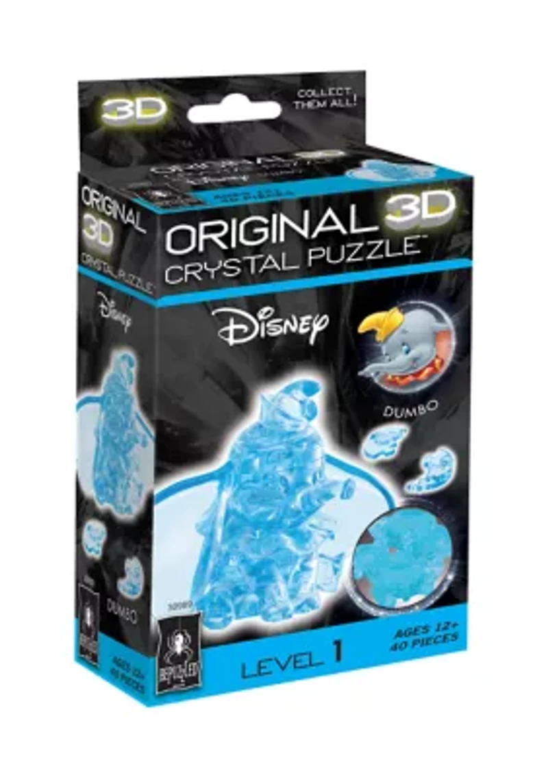 3D Crystal Puzzle - Disney Dumbo (Blue): 40 Pcs