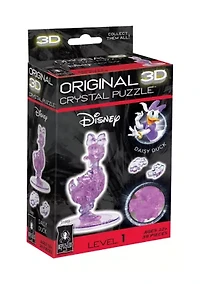 3D Crystal Puzzle - Disney Daisy Duck: 39 Pcs